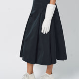 Sofie D'Hoore Sisli Skirt in Satin 32 / Black