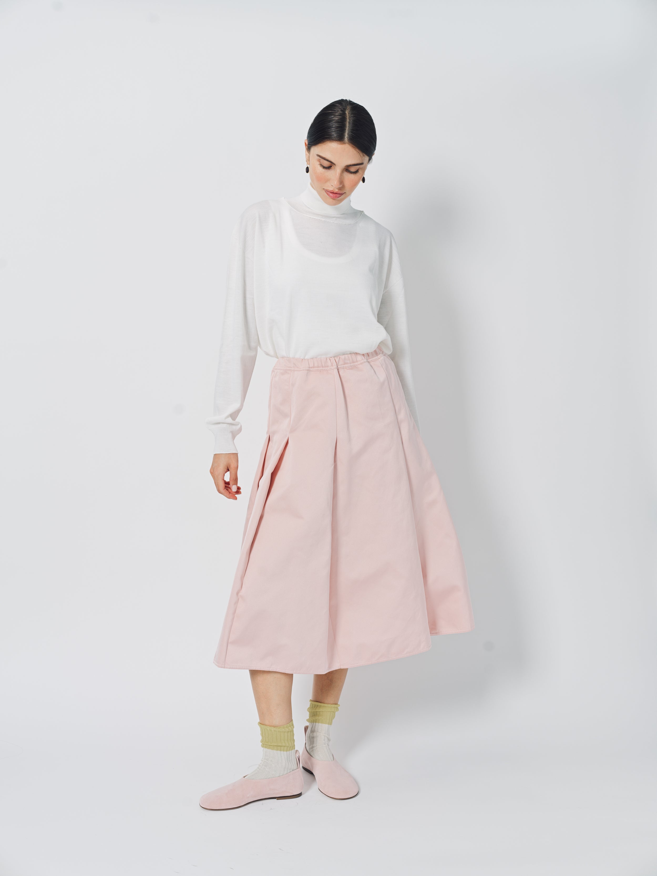 Sofie D'Hoore Sisli Skirt in Satin 32 / Petal