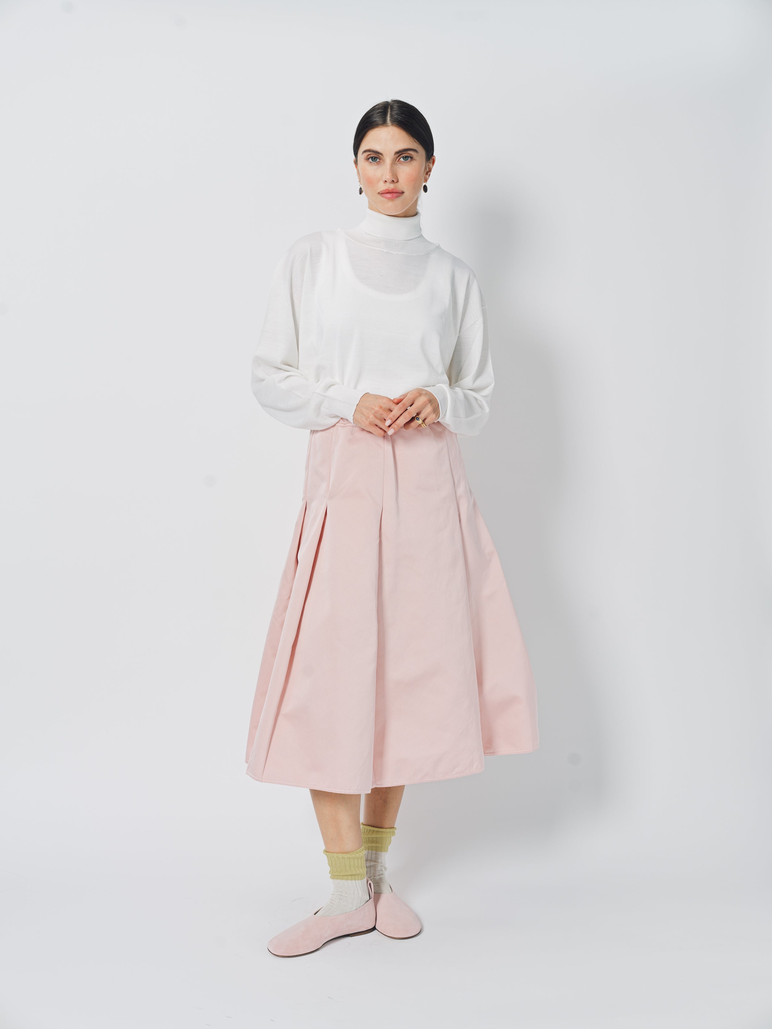 Sofie D'Hoore Sisli Skirt in Satin 32 / Petal