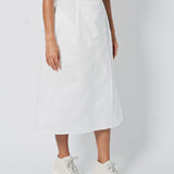 Sofie D'Hoore Stieglitz Wrap Skirt in Satin 32 / Swan