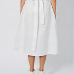 Sofie D'Hoore Stieglitz Wrap Skirt in Satin 32 / Swan