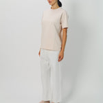 Sofie D'Hoore Cotton Tag SS Crew Neck T-Shirt 36 / Petal