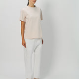 Sofie D'Hoore Cotton Tag SS Crew Neck T-Shirt 36 / Petal