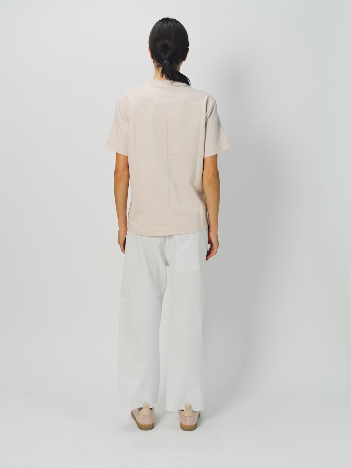 Sofie D'Hoore Cotton Tag SS Crew Neck T-Shirt 36 / Petal