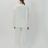 Sofie D'Hoore Cotton Tahoe LS Crew Neck Pajama Set 32 / Off White