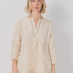 Daniela Gregis Spicchi Collo Lavata Shirt Nocciola / One size