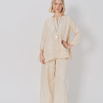 Daniela Gregis Spicchi Collo Lavata Shirt Nocciola / One size