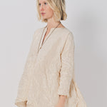 Daniela Gregis Spicchi Collo Lavata Shirt Nocciola / One size