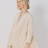 Daniela Gregis Spicchi Collo Lavata Shirt Nocciola / One size