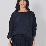 Daniela Gregis Collo Di CM Fondo Shirt Blu Navy / One size