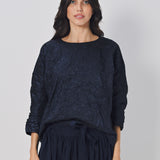 Daniela Gregis Collo Di CM Fondo Shirt Blu Navy / One size