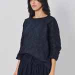Daniela Gregis Collo Di CM Fondo Shirt Blu Navy / One size