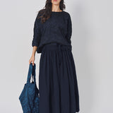 Daniela Gregis Collo Di CM Fondo Shirt Blu Navy / One size
