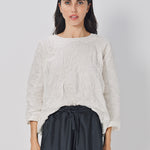 Daniela Gregis Collo Di CM Fondo Shirt Bianco Avorio / One size