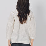 Daniela Gregis Collo Di CM Fondo Shirt Bianco Avorio / One size