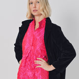Daniela Gregis Spicchi Colleto Lavata Shirt Fuschia Rosso / One size
