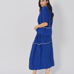 Daniela Gregis Coulisse Meta Lavata Skirt Blu Elettrico / One size