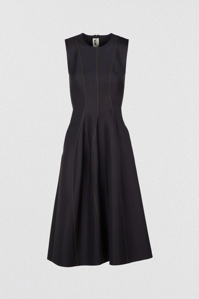 Maison-Rabih-Kayrouz-Technico-cady-short-dress-nacy-amarees