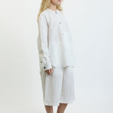 Sofie D'Hoore Barna Long Sleeve Henley Shirt