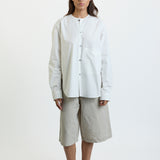 Sofie D'Hoore Barna Cotton Long Sleeve Henley Shirt
