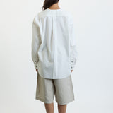 Sofie D'Hoore Barna Cotton Long Sleeve Henley Shirt