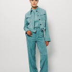 Leoncino Jacket S / Aquamarine