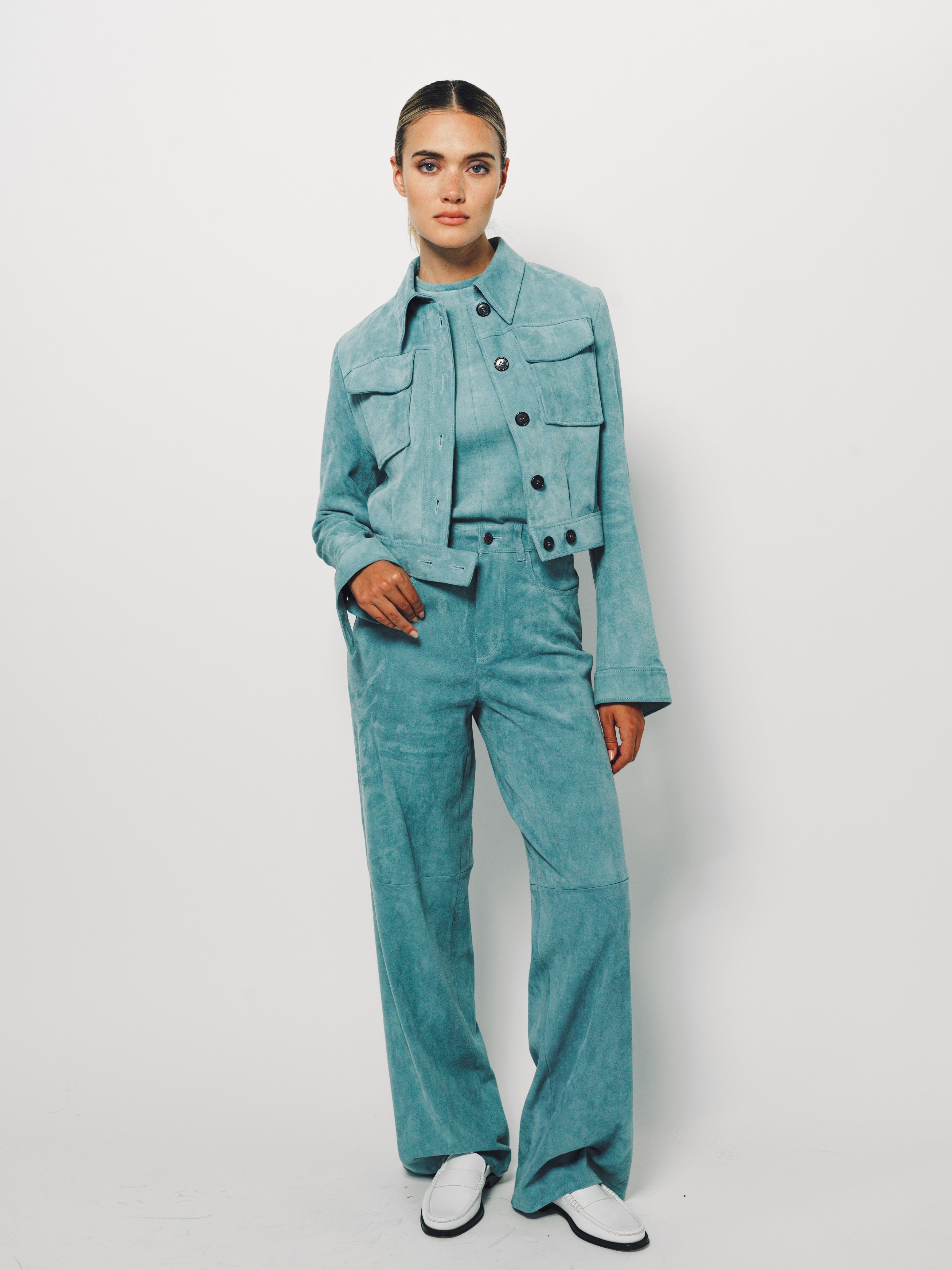 Leoncino Jacket S / Aquamarine