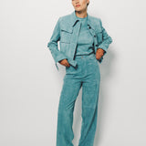 Leoncino Jacket S / Aquamarine