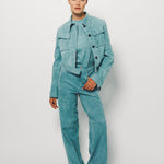 Leoncino Jacket S / Aquamarine