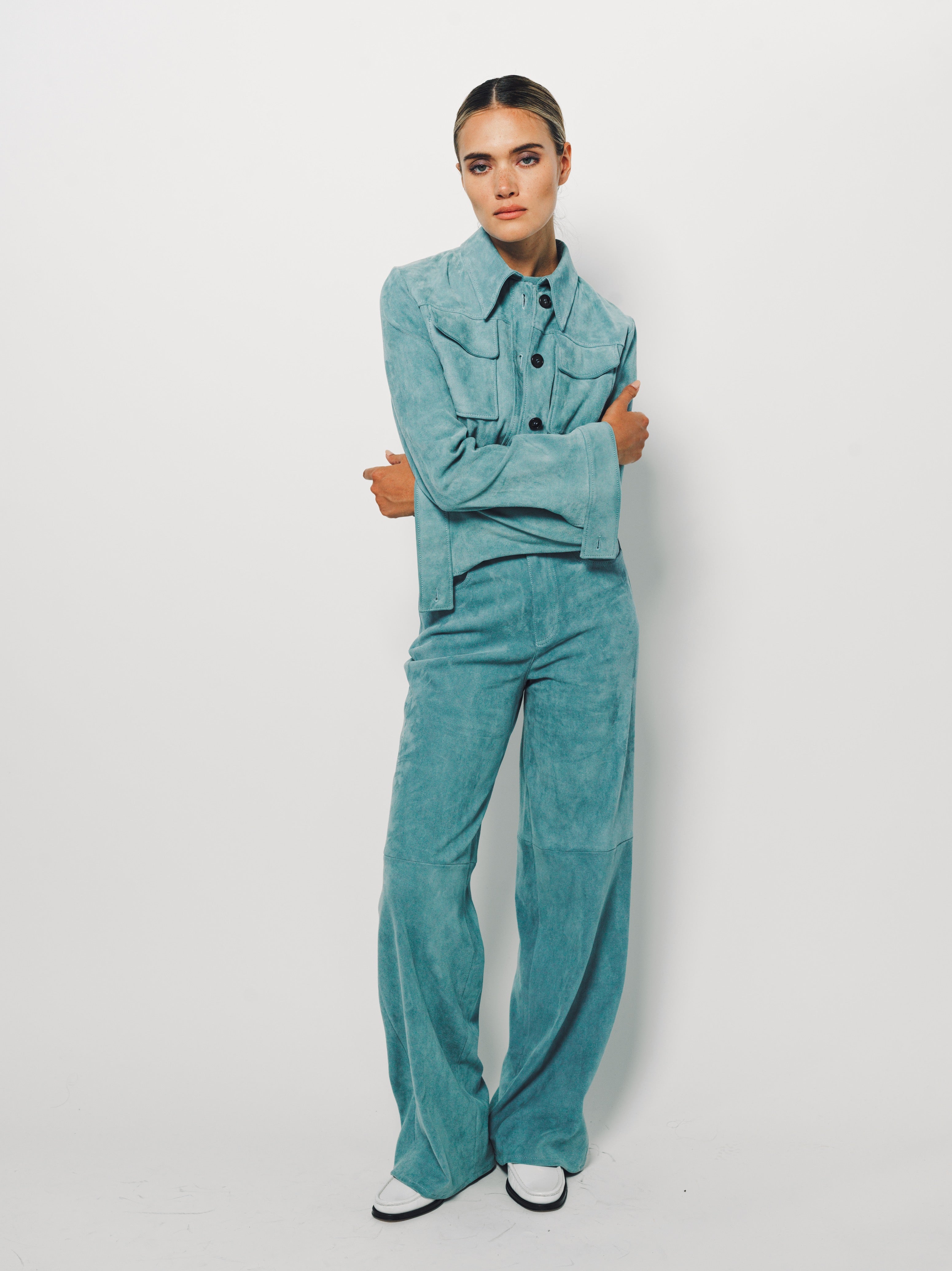 Leoncino Jacket S / Aquamarine