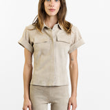 Miller Suede Top