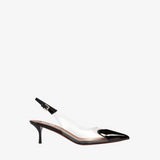 Azzedine Alaia Noir Slingbacks 55
