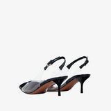 Azzedine Alaia Noir Slingbacks 55