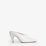 Spike Mules in Calfskin