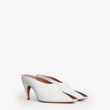 Spike Mules in Calfskin