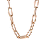 Front view of 18k YG Elliptic Necklace on white background, with no model shown.