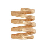 Open view of 18k YG Eve coil bracelet on white background, with no model shown.