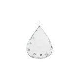 Ali Grace Silver Teardrop Charm with Five Diamonds