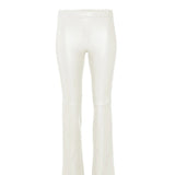 Front view of white JP Twenty pants on white background, with no model shown.