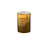 Astier de Villatte Conserve Vase - Tall Mini with Gold Exterior