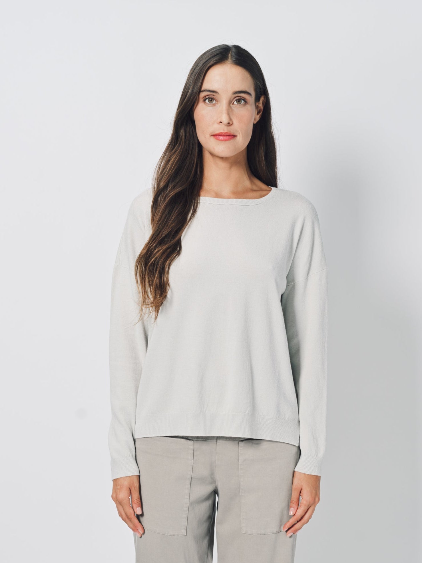 Transit Sweater Chalk / 1