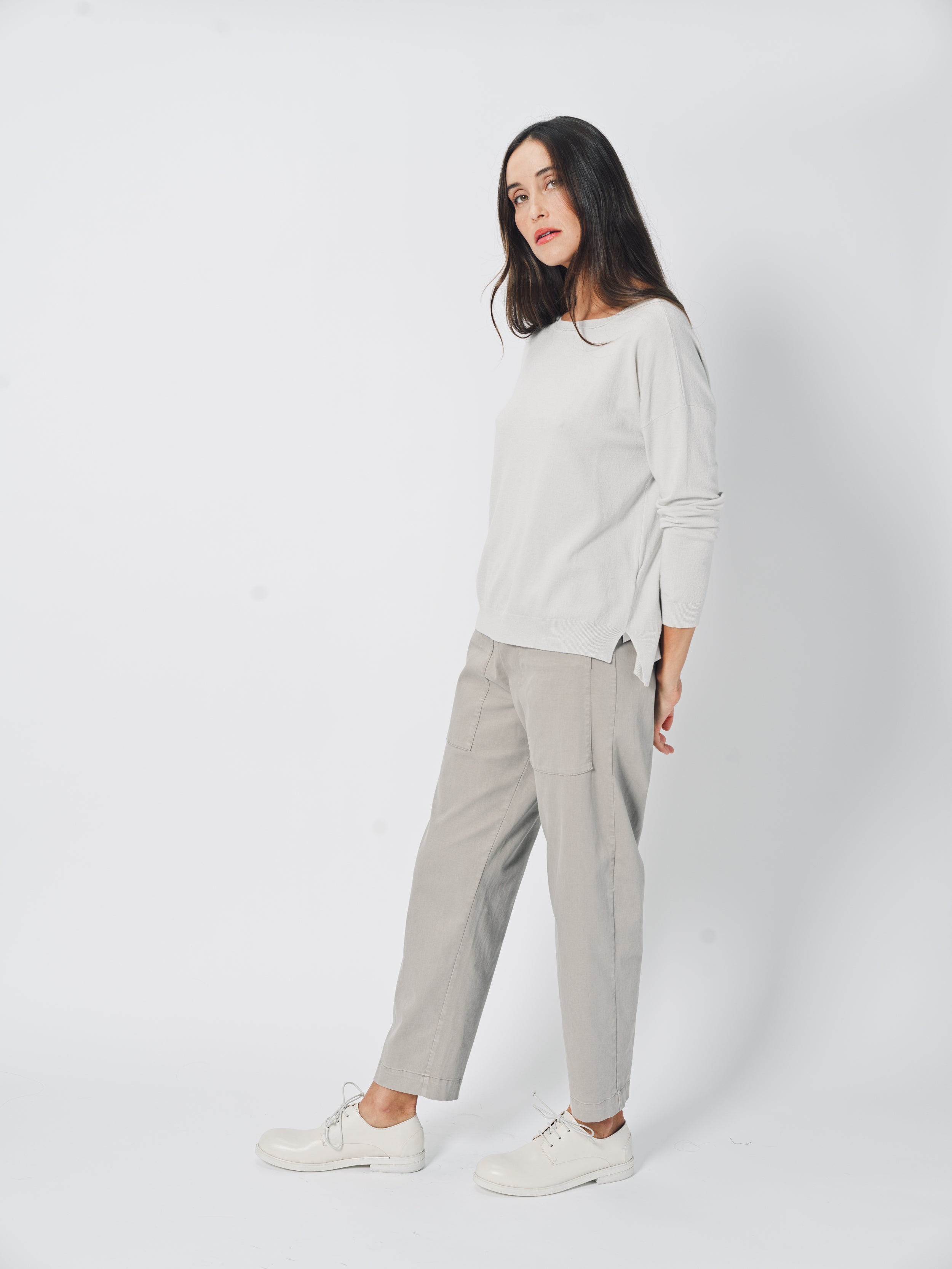 Transit Sweater Chalk / 1