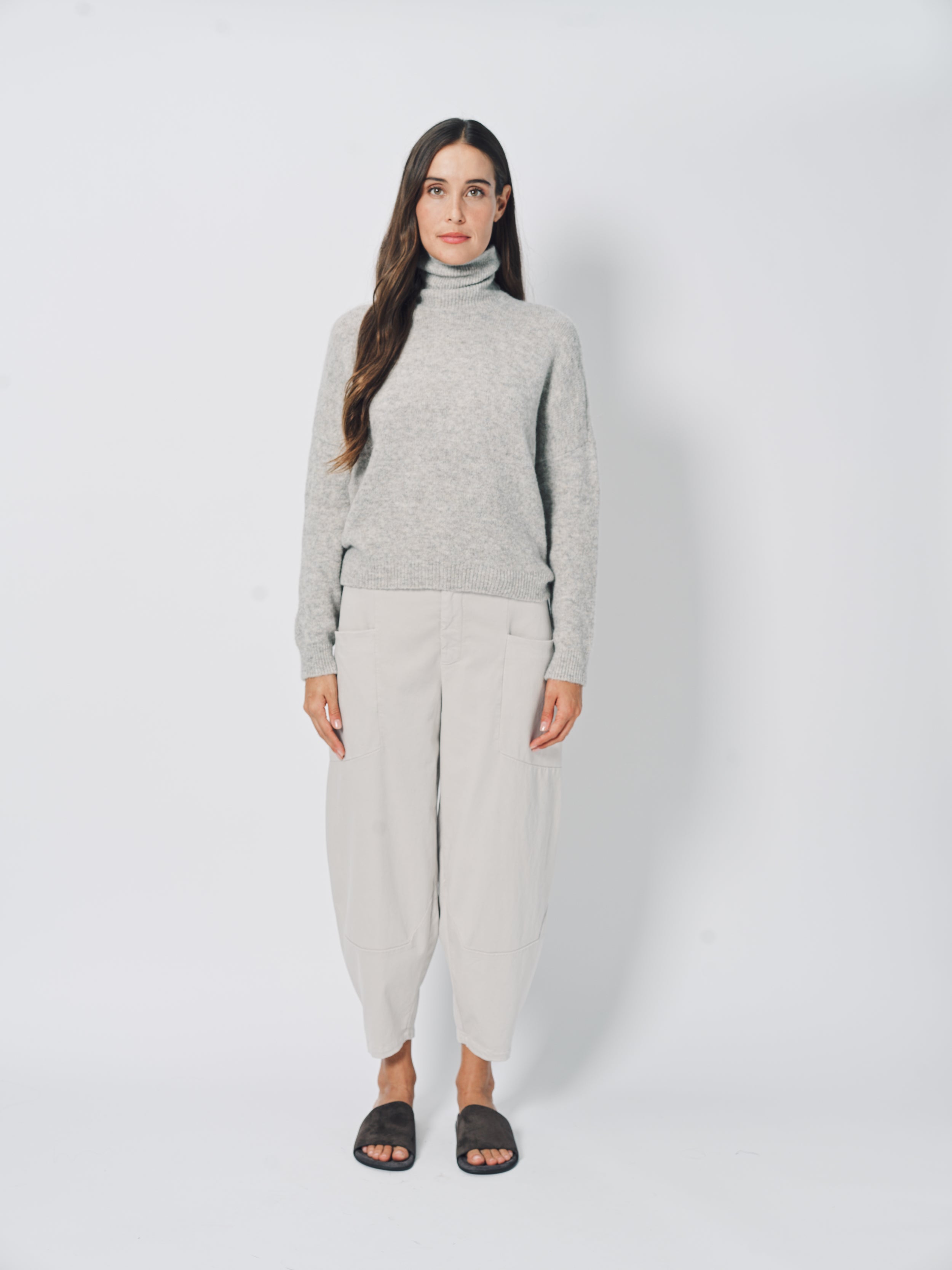 Transit Comfort Fit Bombay Shape Trousers 0 / Chalk