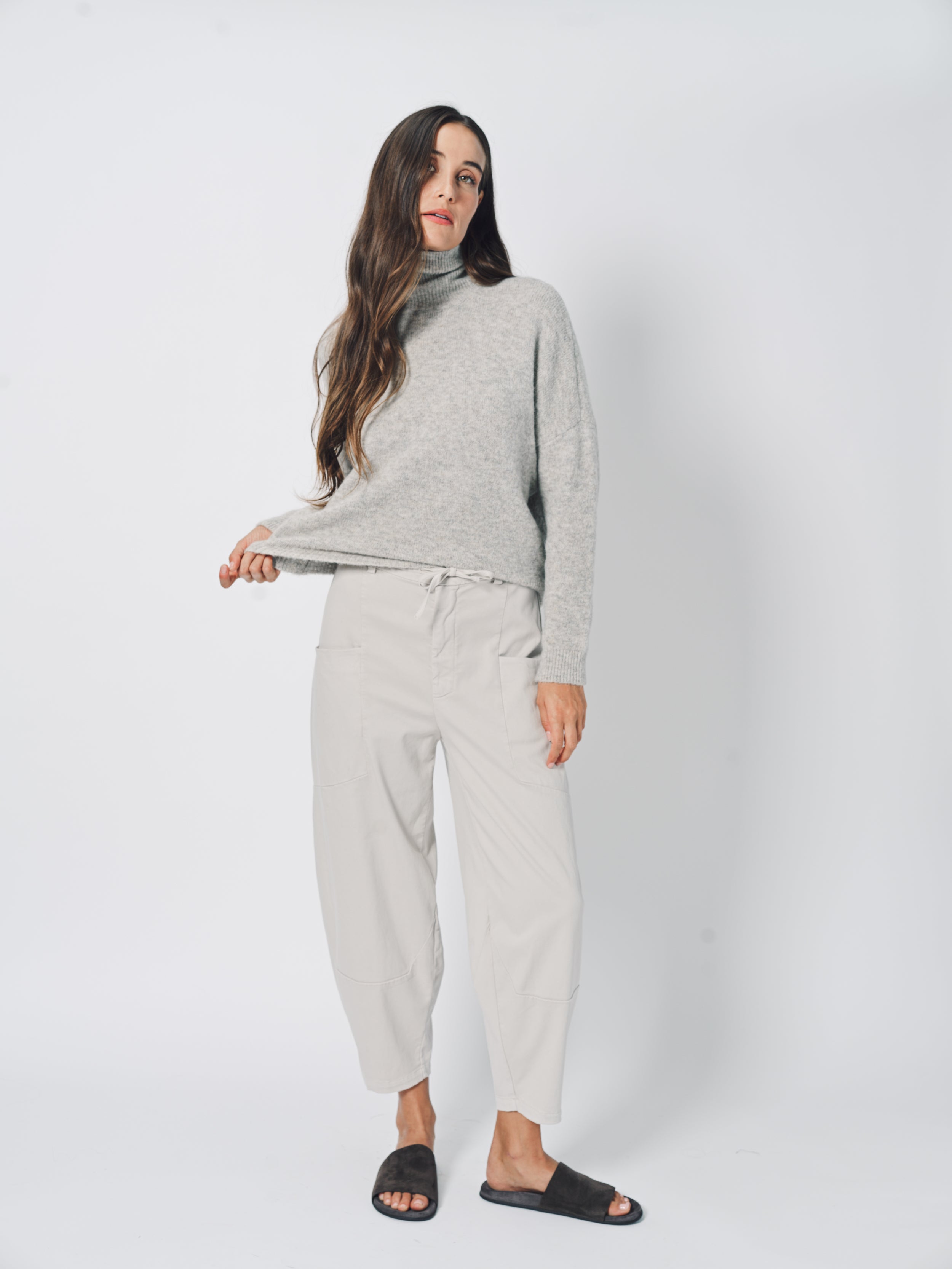 Transit Comfort Fit Bombay Shape Trousers 0 / Chalk