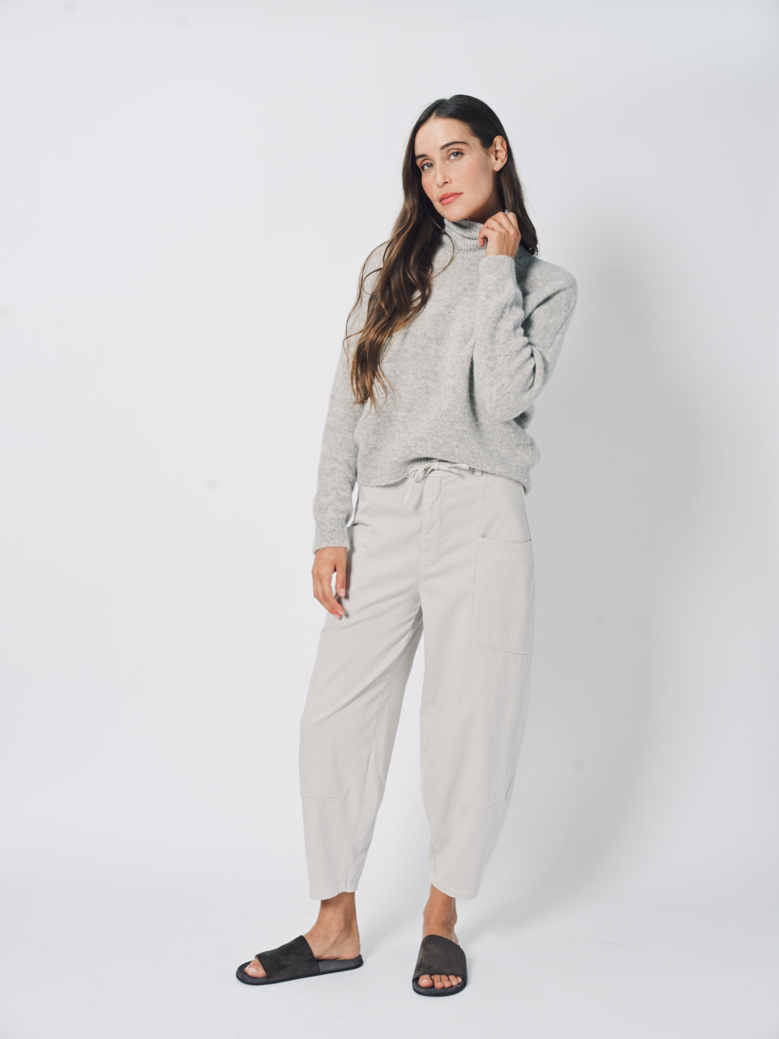 Transit Comfort Fit Bombay Shape Trousers 0 / Chalk