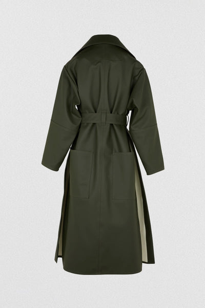 Maison-Rabih-Kayrouz-Rubber-Gabardine-Coat-Khaki-Amarees