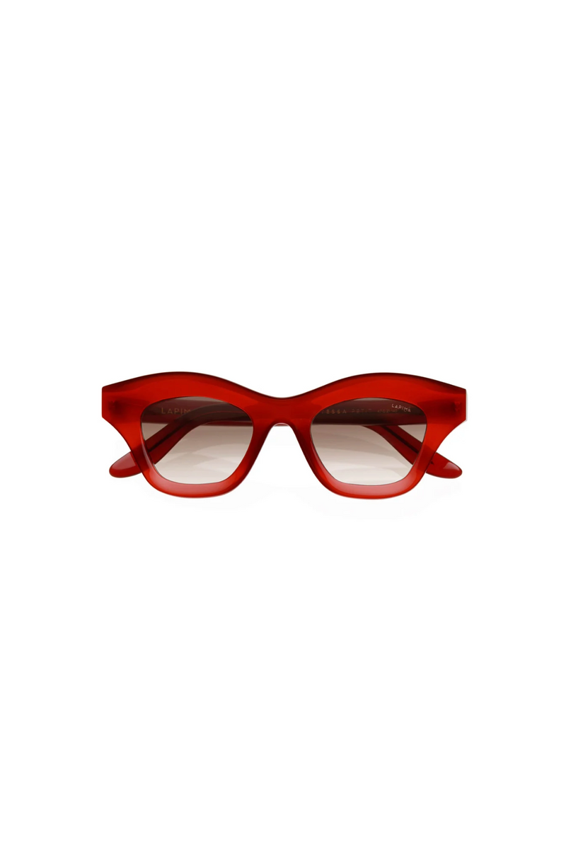 Tessa Petit in Red Gradient