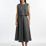 The Erose The Maria Tweed Skirt