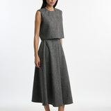 The Erose The Maria Tweed Skirt