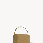 Front slanted view of sand 90's bag on white background, with no model shown.